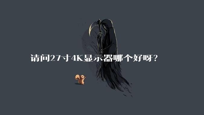 请问27寸4K显示器哪个好呀？