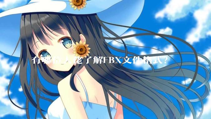 有哪位大佬了解FBX文件格式？