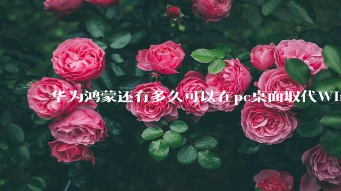 华为鸿蒙还有多久可以在pc桌面取代Windows？