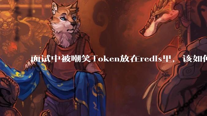 面试中被嘲笑Token放在redis里，该如何应对这种情况呢？